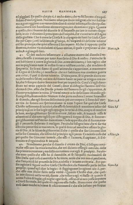 Institutione della Religion Christiana di Giovanni Calvino, edizione 1557 in Italiano tradotta per Giulio Cesare Paschali