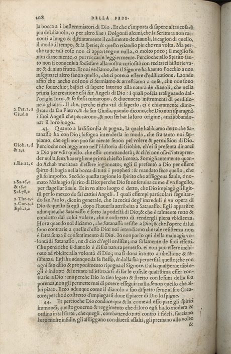 Institutione della Religion Christiana di Giovanni Calvino, edizione 1557 in Italiano tradotta per Giulio Cesare Paschali