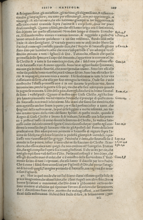 Institutione della Religion Christiana di Giovanni Calvino, edizione 1557 in Italiano tradotta per Giulio Cesare Paschali