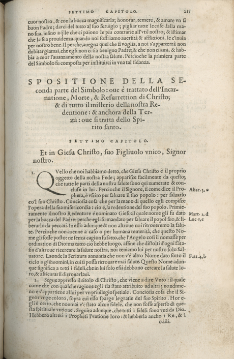 Institutione della Religion Christiana di Giovanni Calvino, edizione 1557 in Italiano tradotta per Giulio Cesare Paschali