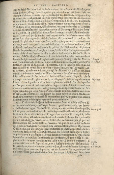 Institutione della Religion Christiana di Giovanni Calvino, edizione 1557 in Italiano tradotta per Giulio Cesare Paschali