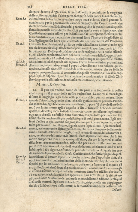 Institutione della Religion Christiana di Giovanni Calvino, edizione 1557 in Italiano tradotta per Giulio Cesare Paschali
