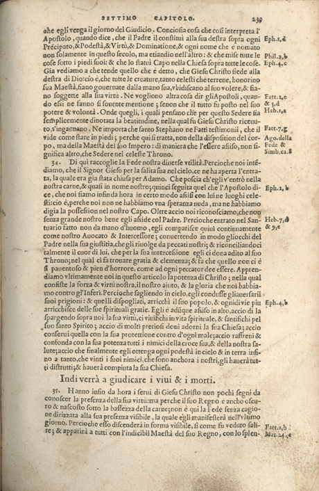 Institutione della Religion Christiana di Giovanni Calvino, edizione 1557 in Italiano tradotta per Giulio Cesare Paschali