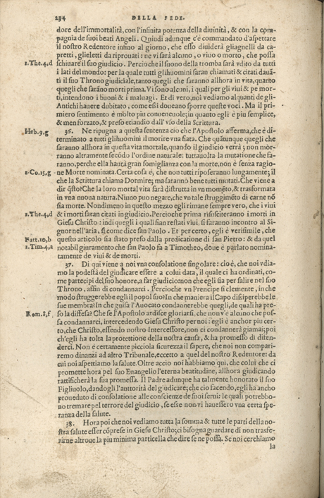 Institutione della Religion Christiana di Giovanni Calvino, edizione 1557 in Italiano tradotta per Giulio Cesare Paschali