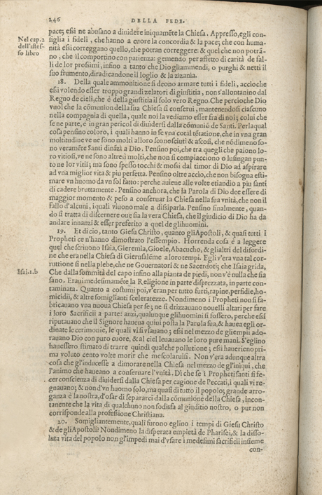 Institutione della Religion Christiana di Giovanni Calvino, edizione 1557 in Italiano tradotta per Giulio Cesare Paschali