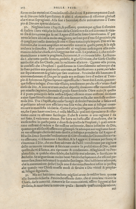 Institutione della Religion Christiana di Giovanni Calvino, edizione 1557 in Italiano tradotta per Giulio Cesare Paschali