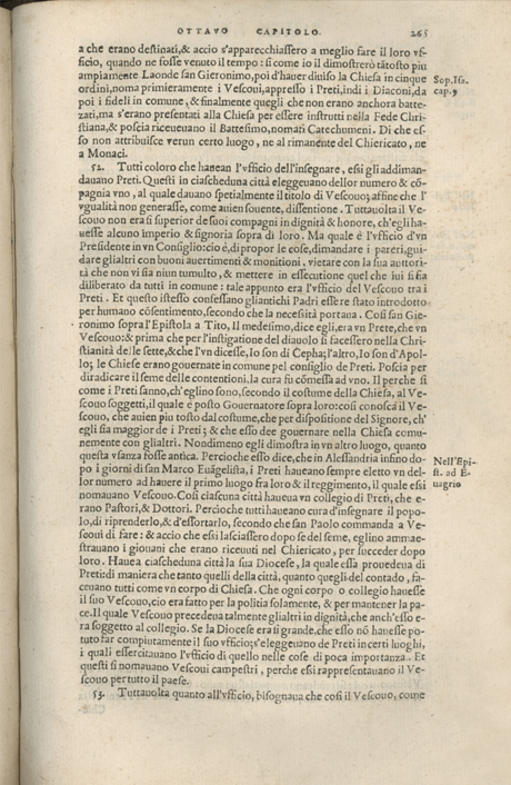 Institutione della Religion Christiana di Giovanni Calvino, edizione 1557 in Italiano tradotta per Giulio Cesare Paschali