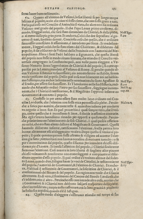 Institutione della Religion Christiana di Giovanni Calvino, edizione 1557 in Italiano tradotta per Giulio Cesare Paschali