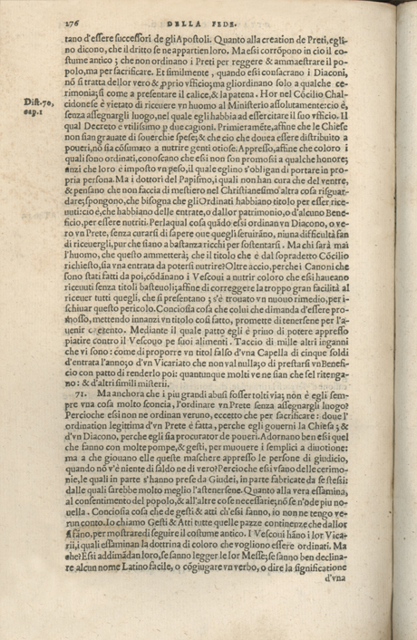 Institutione della Religion Christiana di Giovanni Calvino, edizione 1557 in Italiano tradotta per Giulio Cesare Paschali