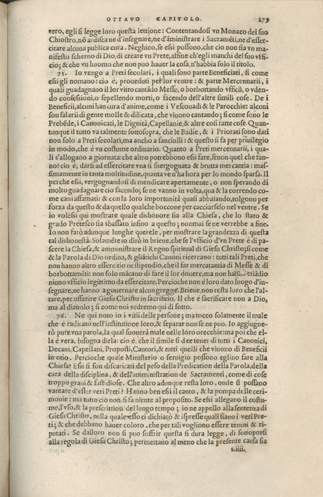 Institutione della Religion Christiana di Giovanni Calvino, edizione 1557 in Italiano tradotta per Giulio Cesare Paschali