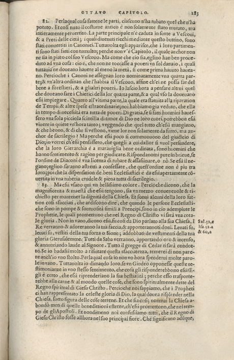 Institutione della Religion Christiana di Giovanni Calvino, edizione 1557 in Italiano tradotta per Giulio Cesare Paschali