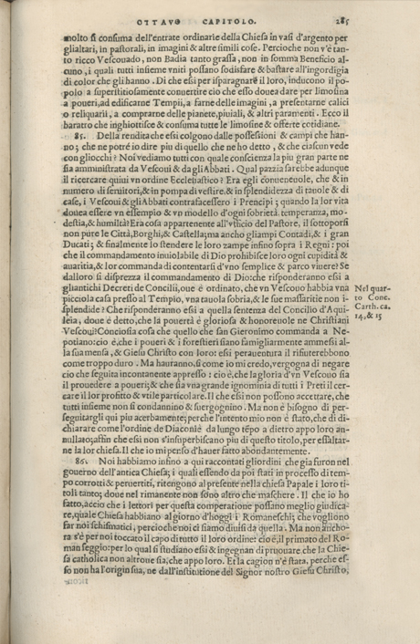 Institutione della Religion Christiana di Giovanni Calvino, edizione 1557 in Italiano tradotta per Giulio Cesare Paschali