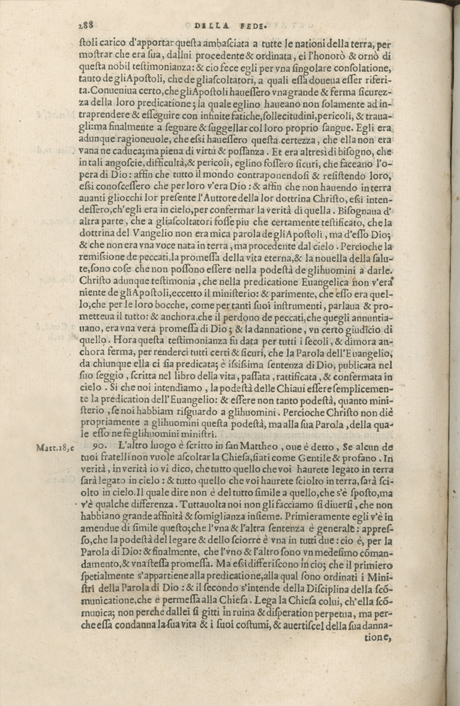 Institutione della Religion Christiana di Giovanni Calvino, edizione 1557 in Italiano tradotta per Giulio Cesare Paschali