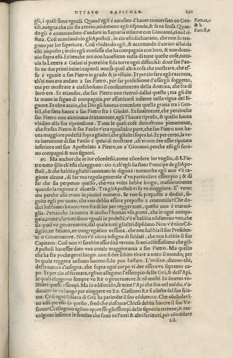Institutione della Religion Christiana di Giovanni Calvino, edizione 1557 in Italiano tradotta per Giulio Cesare Paschali