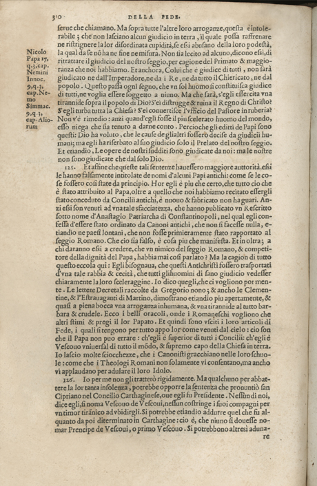 Institutione della Religion Christiana di Giovanni Calvino, edizione 1557 in Italiano tradotta per Giulio Cesare Paschali