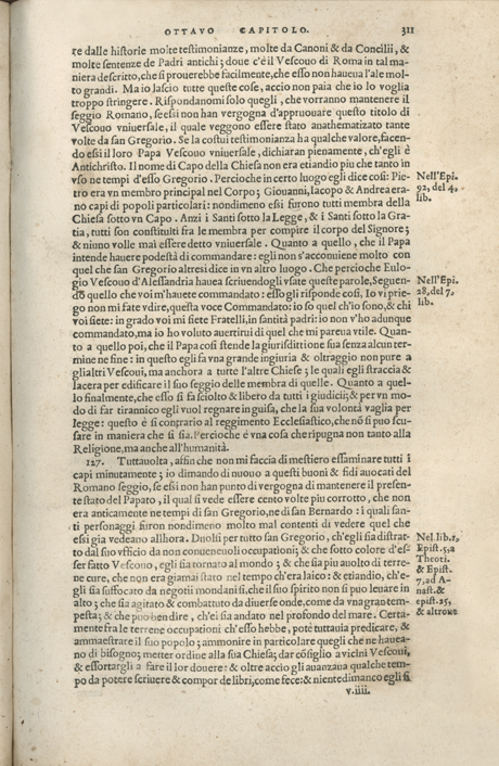 Institutione della Religion Christiana di Giovanni Calvino, edizione 1557 in Italiano tradotta per Giulio Cesare Paschali