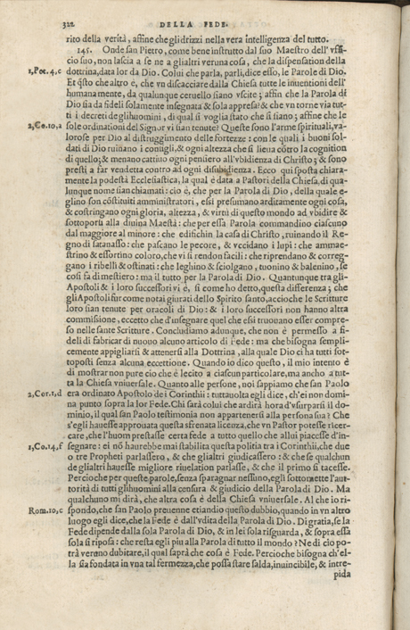 Institutione della Religion Christiana di Giovanni Calvino, edizione 1557 in Italiano tradotta per Giulio Cesare Paschali