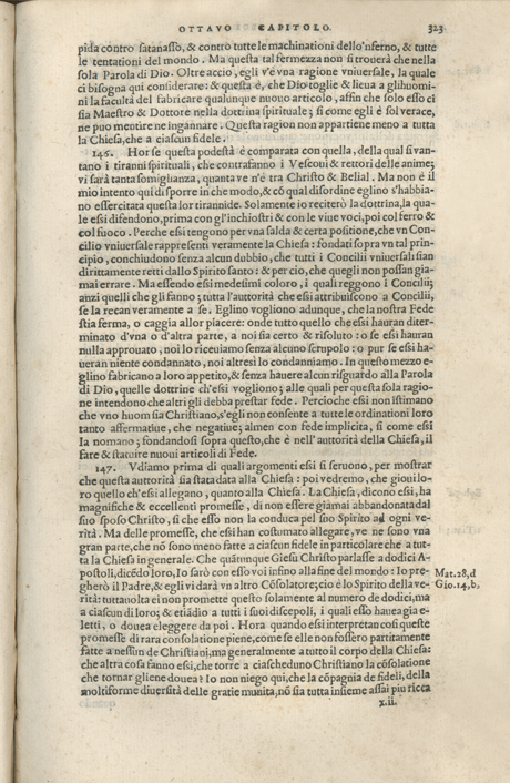 Institutione della Religion Christiana di Giovanni Calvino, edizione 1557 in Italiano tradotta per Giulio Cesare Paschali