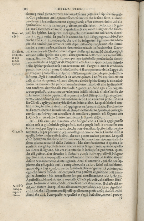 Institutione della Religion Christiana di Giovanni Calvino, edizione 1557 in Italiano tradotta per Giulio Cesare Paschali