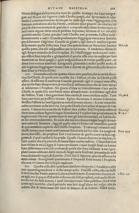 Institutione della Religion Christiana di Giovanni Calvino, edizione 1557 in Italiano tradotta per Giulio Cesare Paschali
