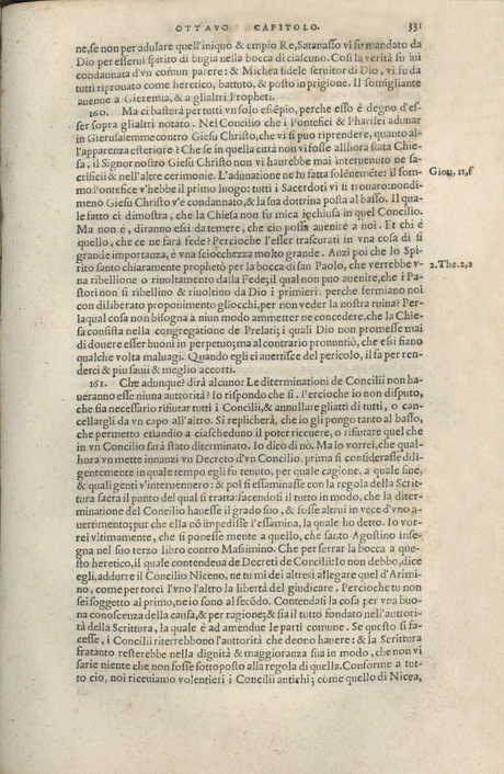 Institutione della Religion Christiana di Giovanni Calvino, edizione 1557 in Italiano tradotta per Giulio Cesare Paschali