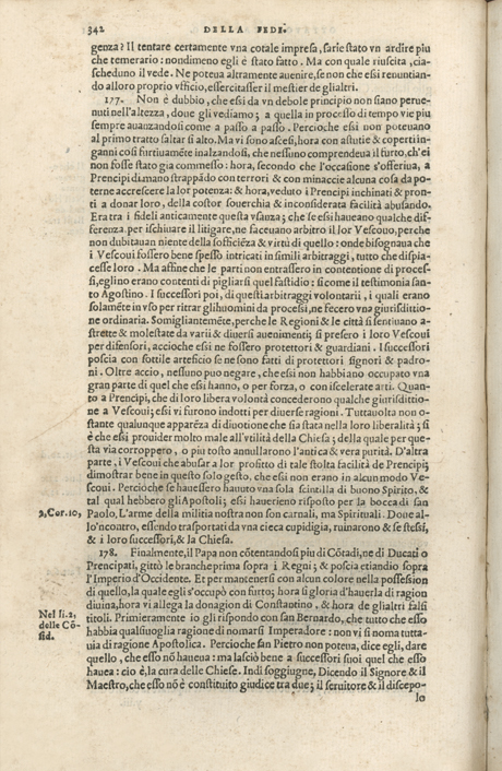 Institutione della Religion Christiana di Giovanni Calvino, edizione 1557 in Italiano tradotta per Giulio Cesare Paschali