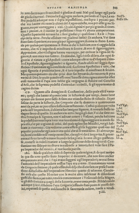 Institutione della Religion Christiana di Giovanni Calvino, edizione 1557 in Italiano tradotta per Giulio Cesare Paschali