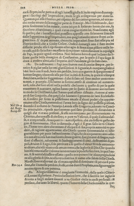 Institutione della Religion Christiana di Giovanni Calvino, edizione 1557 in Italiano tradotta per Giulio Cesare Paschali