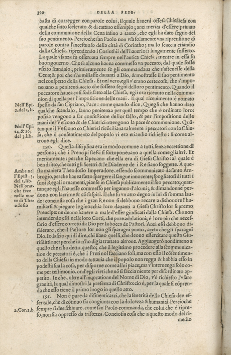 Institutione della Religion Christiana di Giovanni Calvino, edizione 1557 in Italiano tradotta per Giulio Cesare Paschali