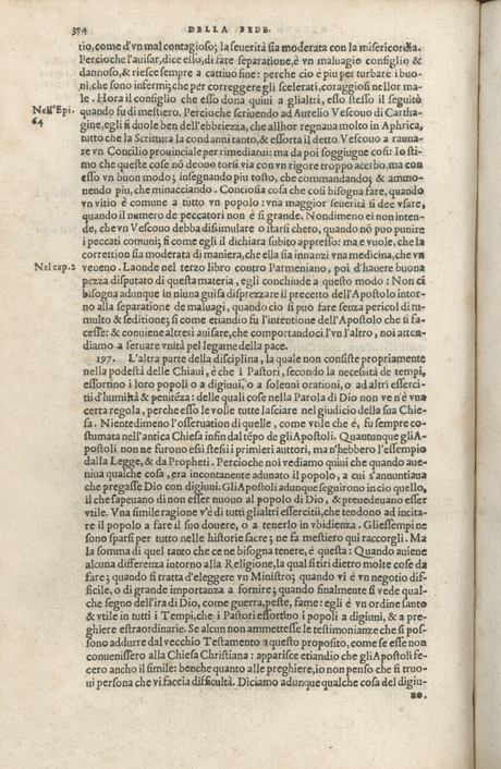 Institutione della Religion Christiana di Giovanni Calvino, edizione 1557 in Italiano tradotta per Giulio Cesare Paschali