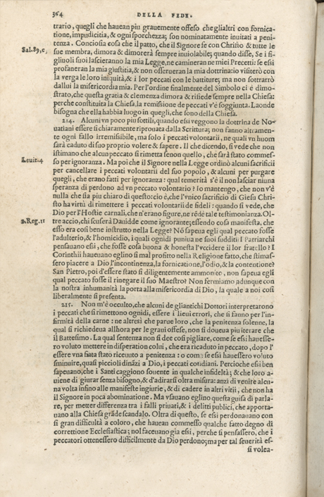 Institutione della Religion Christiana di Giovanni Calvino, edizione 1557 in Italiano tradotta per Giulio Cesare Paschali