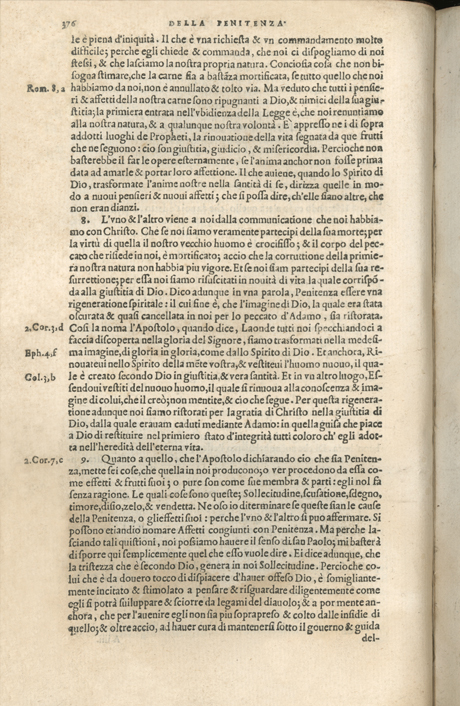 Institutione della Religion Christiana di Giovanni Calvino, edizione 1557 in Italiano tradotta per Giulio Cesare Paschali