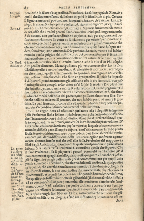 Institutione della Religion Christiana di Giovanni Calvino, edizione 1557 in Italiano tradotta per Giulio Cesare Paschali