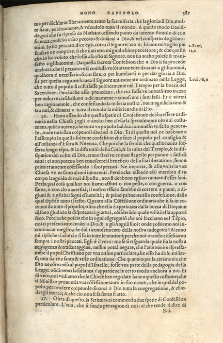 Institutione della Religion Christiana di Giovanni Calvino, edizione 1557 in Italiano tradotta per Giulio Cesare Paschali