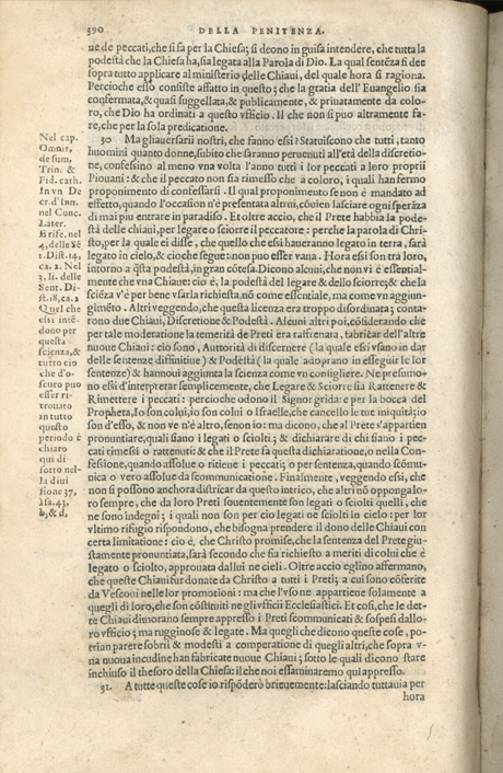Institutione della Religion Christiana di Giovanni Calvino, edizione 1557 in Italiano tradotta per Giulio Cesare Paschali