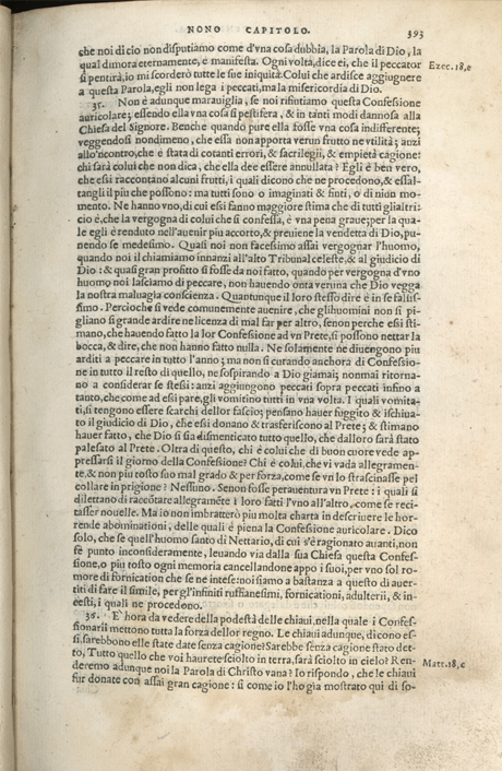 Institutione della Religion Christiana di Giovanni Calvino, edizione 1557 in Italiano tradotta per Giulio Cesare Paschali