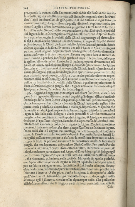 Institutione della Religion Christiana di Giovanni Calvino, edizione 1557 in Italiano tradotta per Giulio Cesare Paschali
