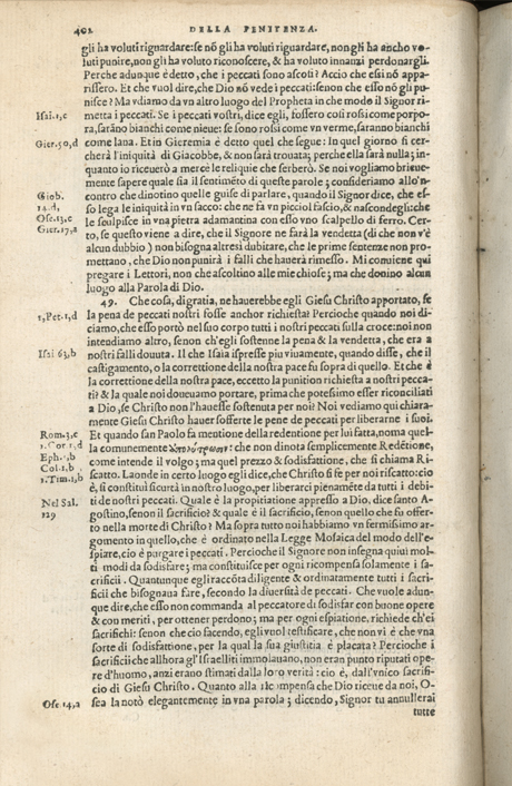 Institutione della Religion Christiana di Giovanni Calvino, edizione 1557 in Italiano tradotta per Giulio Cesare Paschali