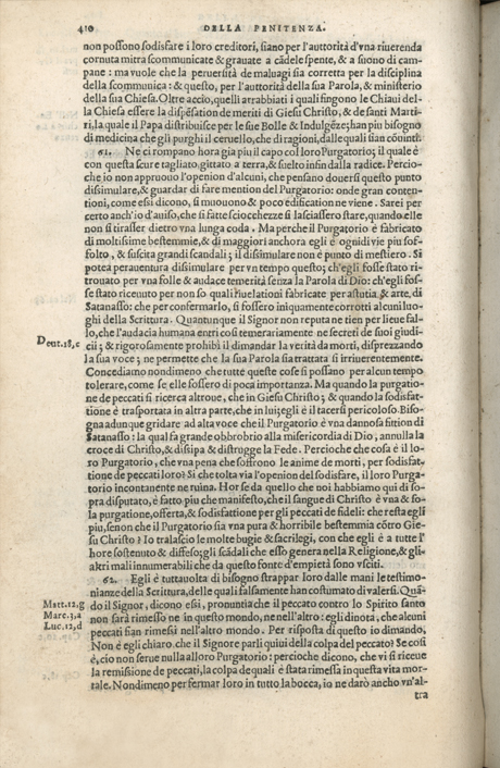 Institutione della Religion Christiana di Giovanni Calvino, edizione 1557 in Italiano tradotta per Giulio Cesare Paschali