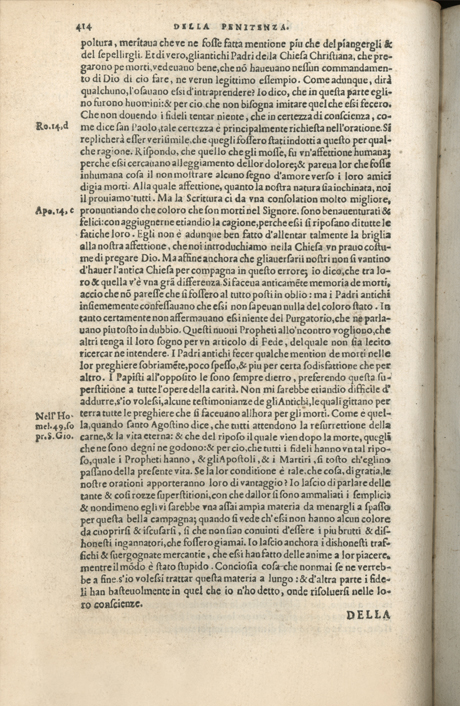 Institutione della Religion Christiana di Giovanni Calvino, edizione 1557 in Italiano tradotta per Giulio Cesare Paschali
