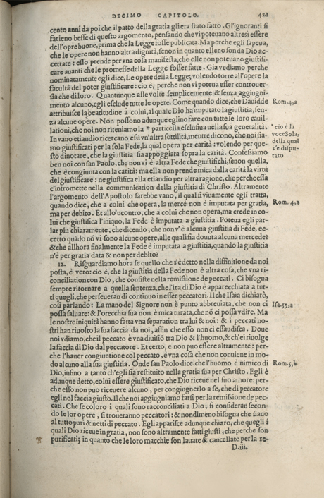 Institutione della Religion Christiana di Giovanni Calvino, edizione 1557 in Italiano tradotta per Giulio Cesare Paschali