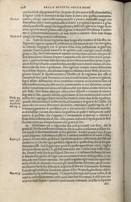 Institutione della Religion Christiana di Giovanni Calvino, edizione 1557 in Italiano tradotta per Giulio Cesare Paschali