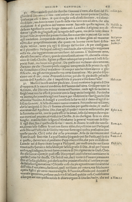 Institutione della Religion Christiana di Giovanni Calvino, edizione 1557 in Italiano tradotta per Giulio Cesare Paschali