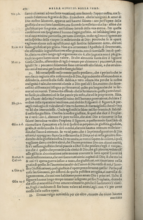 Institutione della Religion Christiana di Giovanni Calvino, edizione 1557 in Italiano tradotta per Giulio Cesare Paschali