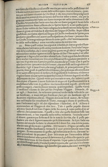 Institutione della Religion Christiana di Giovanni Calvino, edizione 1557 in Italiano tradotta per Giulio Cesare Paschali