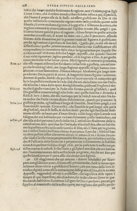 Institutione della Religion Christiana di Giovanni Calvino, edizione 1557 in Italiano tradotta per Giulio Cesare Paschali