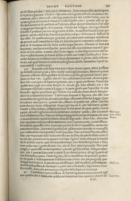 Institutione della Religion Christiana di Giovanni Calvino, edizione 1557 in Italiano tradotta per Giulio Cesare Paschali