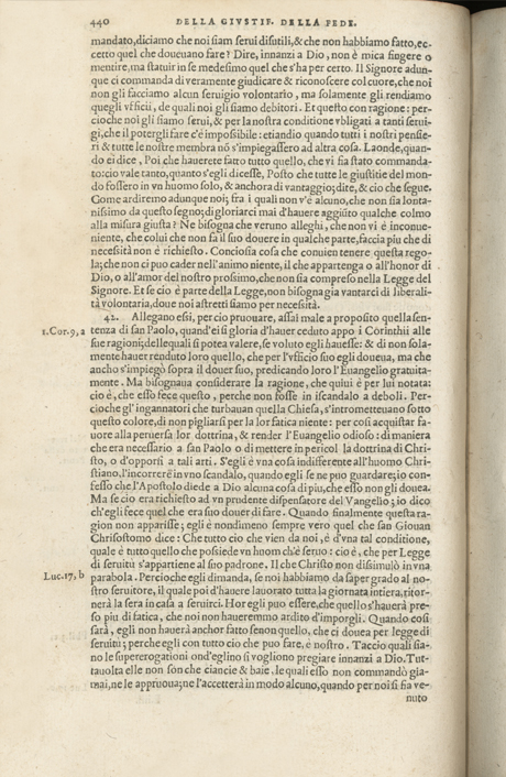 Institutione della Religion Christiana di Giovanni Calvino, edizione 1557 in Italiano tradotta per Giulio Cesare Paschali