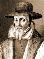 John Foxe, author of Acts and Monuments (abridged and expanded versions are known as Foxes Book of Martyrs)